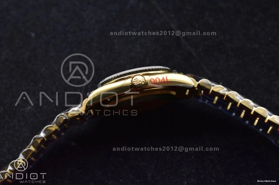 904L Diamond (Gain YG Best V5 Bracelet 702 Dial Steel Silver Edition 36 DayDate President Comfortable Square with on QF vr3255 Weight) 0228